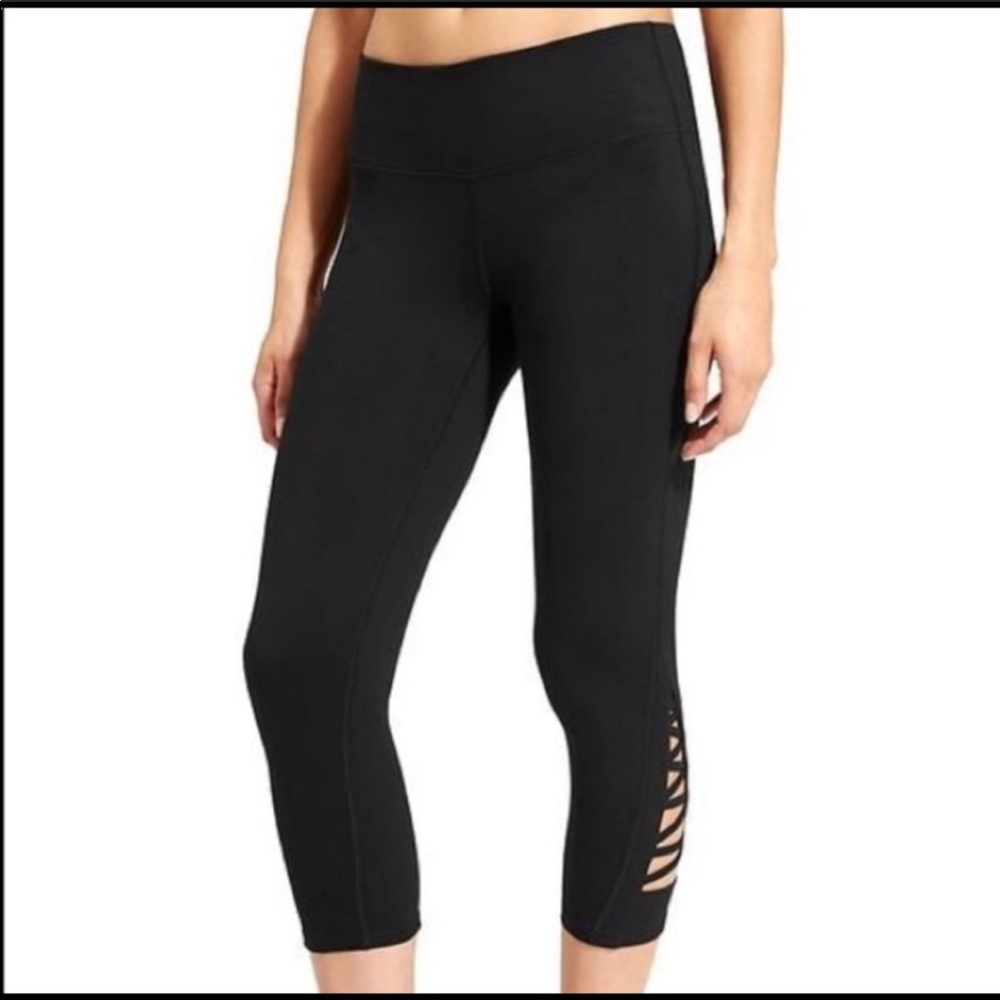 Athleta criss cross leggings